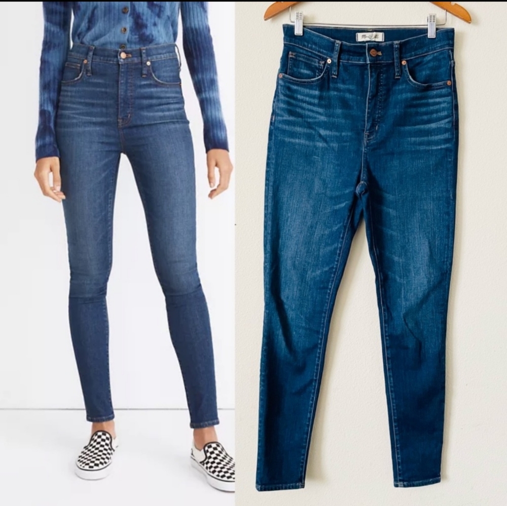 Madewell SIZE 28 Tall 11” High Rise Skinny Jeans